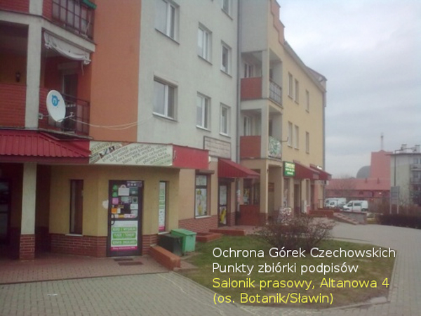 Stowarzyszenie obrony górek czechowskich w lublinie Altanowa 4 lublin